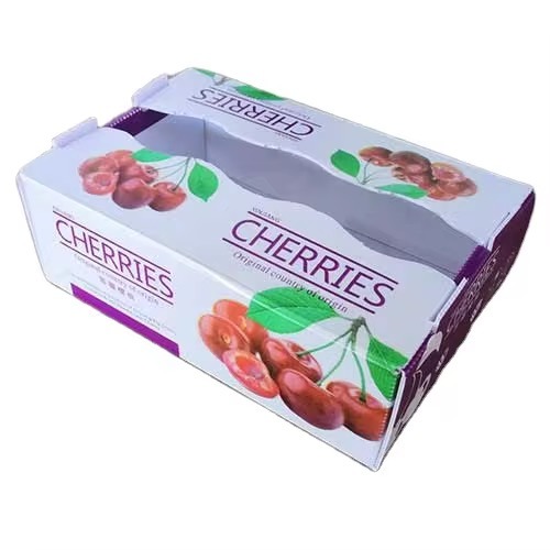 Printed PP box for export cherries