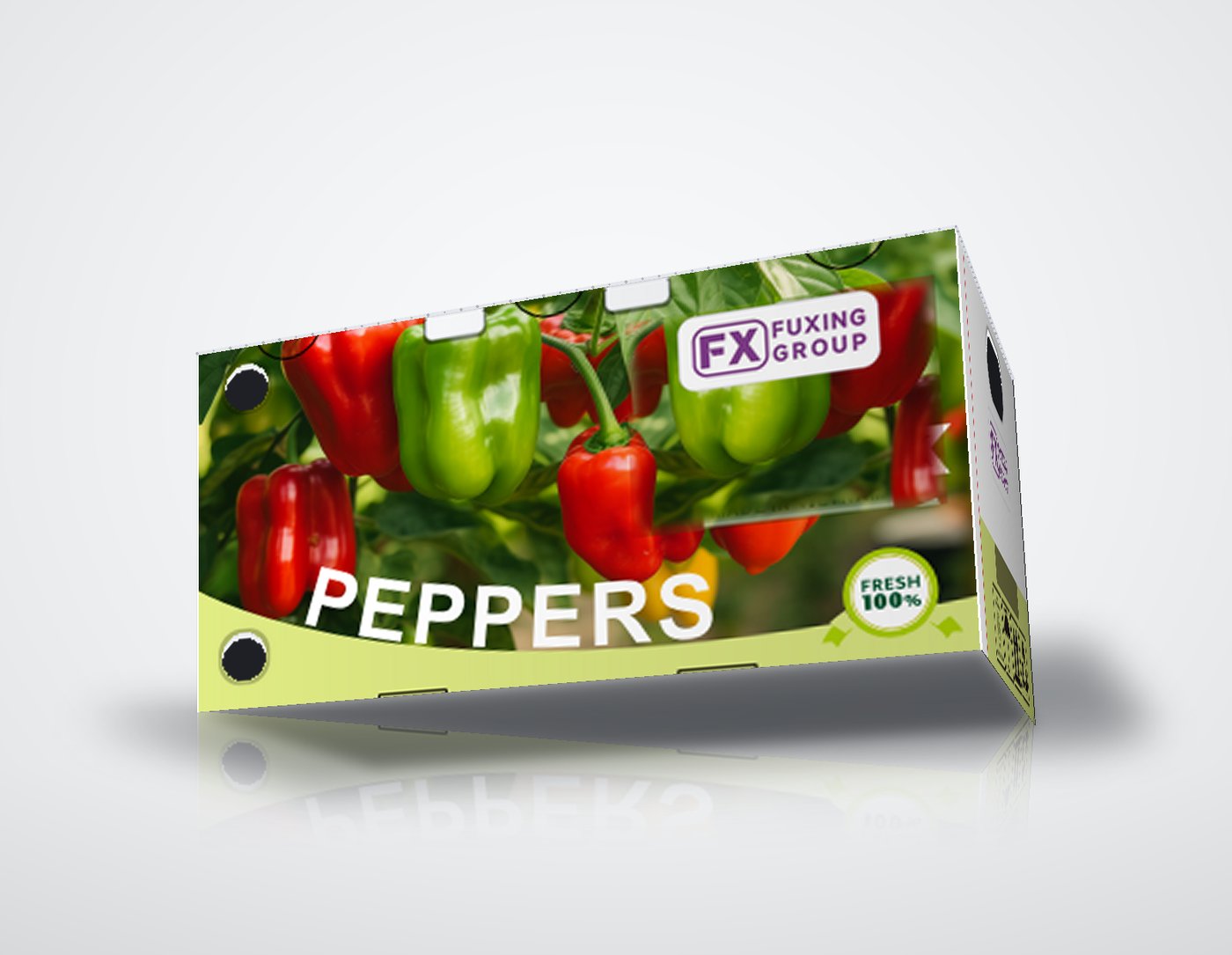 PP corrugated box for bell peppers