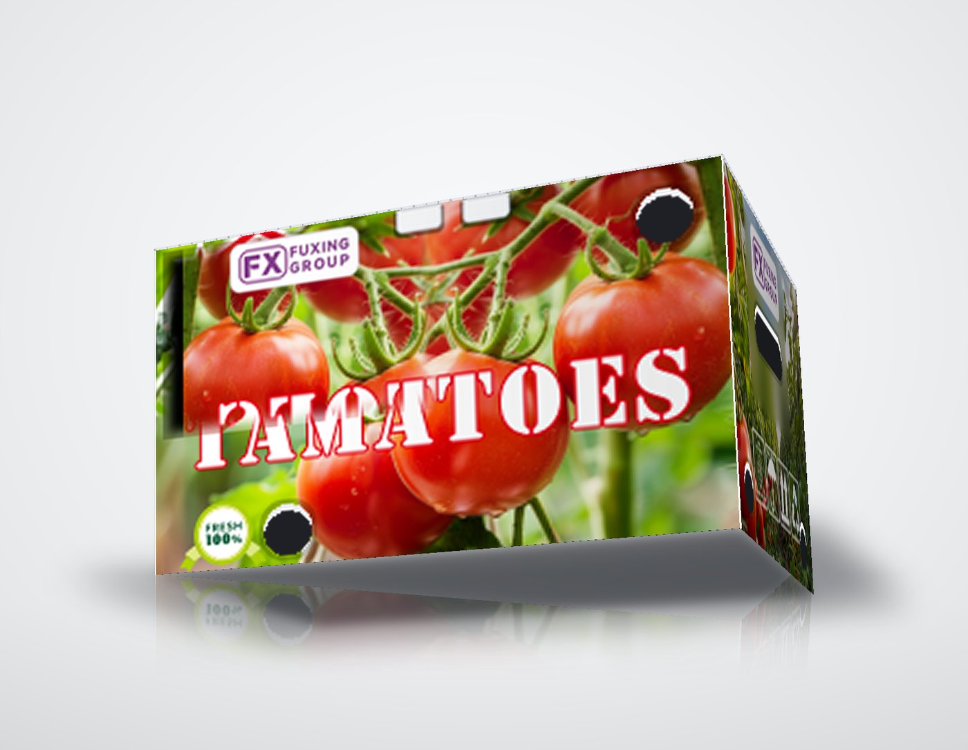PP corrugated box for tomatoes