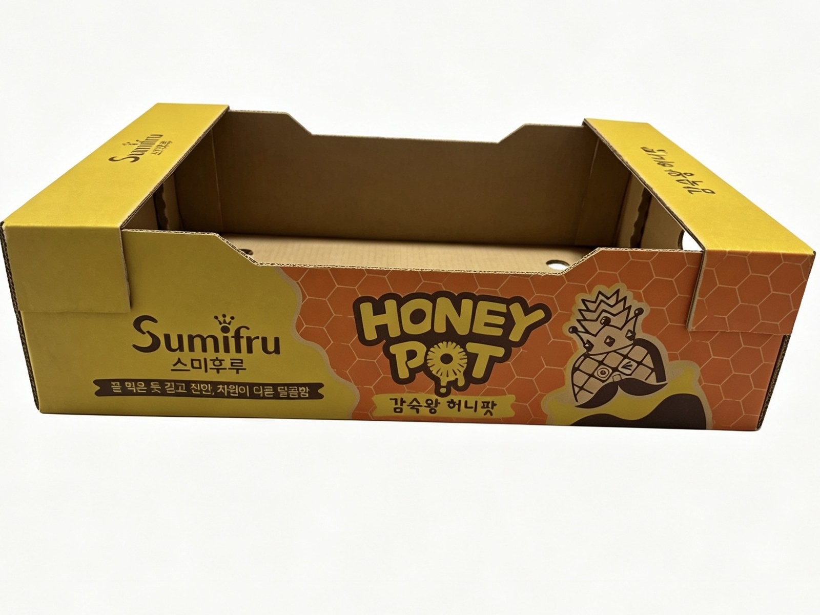 Sumifru Honey Pot pineapple display tray carton